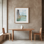 Le Pont de St. Cloud – Alfred Sisley Poster | Impressionist River Landscape Art Print - Hakyarts