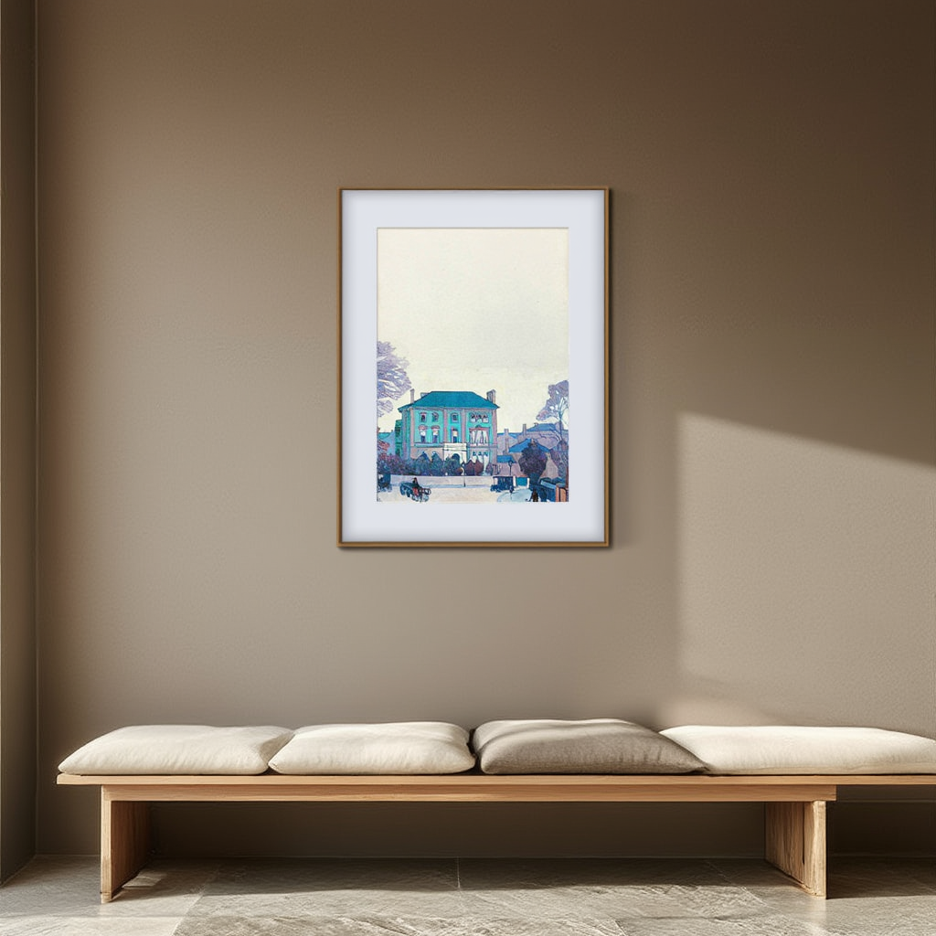 The Green House, St John’s Wood – Robert Polhill Bevan Art Print | Early 20th-Century British Poster