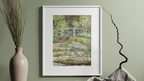 The Water Lily Pond – Claude Monet Poster | Impressionist Garden Art Print - Hakyarts