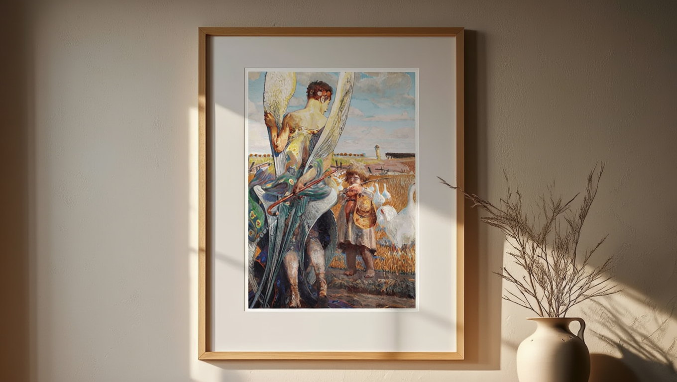 Jacek Malczewski - Angel, I Shall Follow Thee