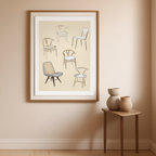 Home Décor Interiors Design Art Print – Minimalist Modern Wall Art
