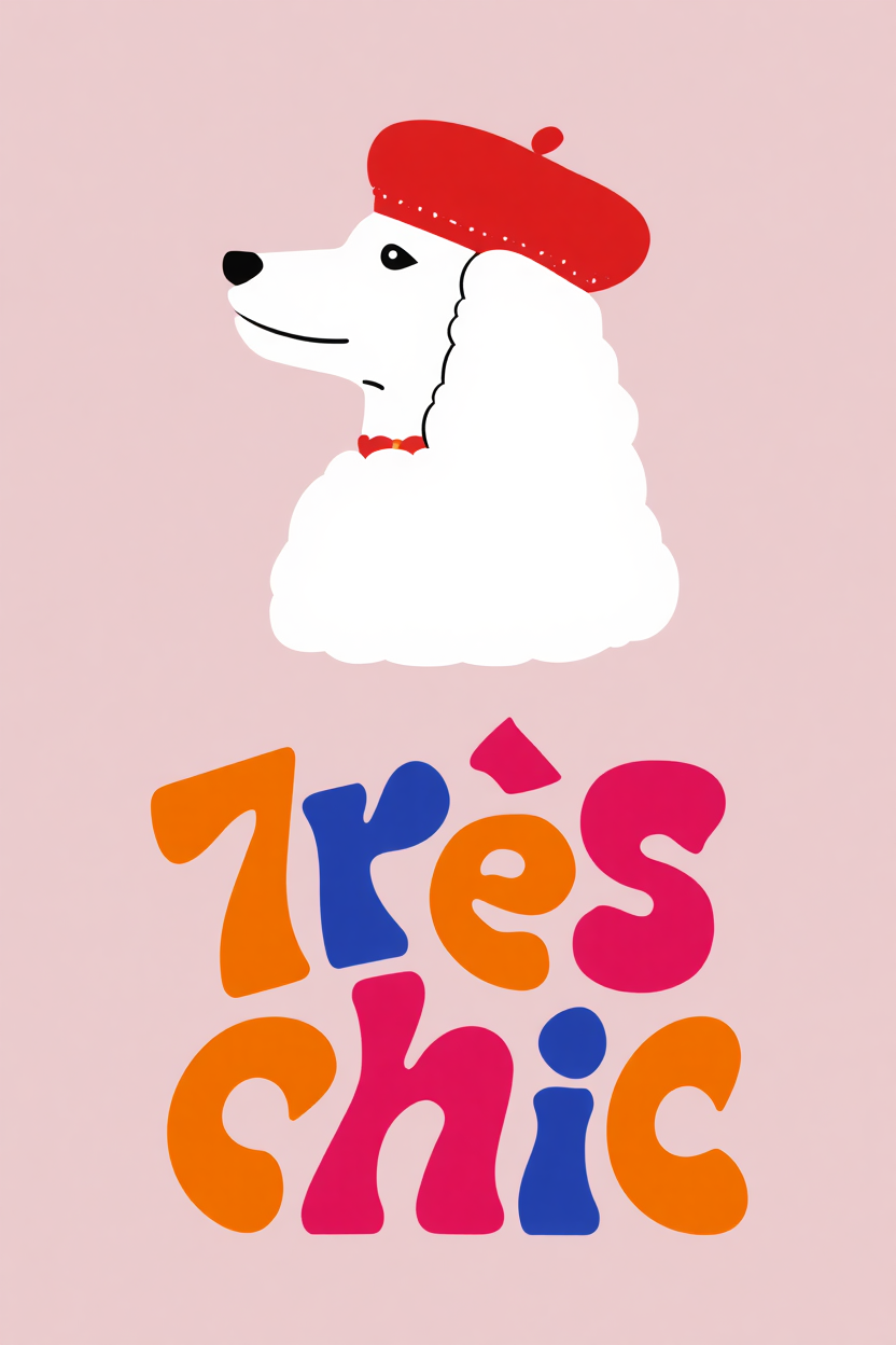 Retro Gallery Wall – Funny Colorful Dog Quotes Set