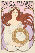 Alphonse Mucha 4-Print Collection – Art Nouveau Elegance - Hakyarts