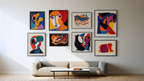 Mixed Picasso & Matisse Abstract Collection – Office Set of 7 - Hakyarts