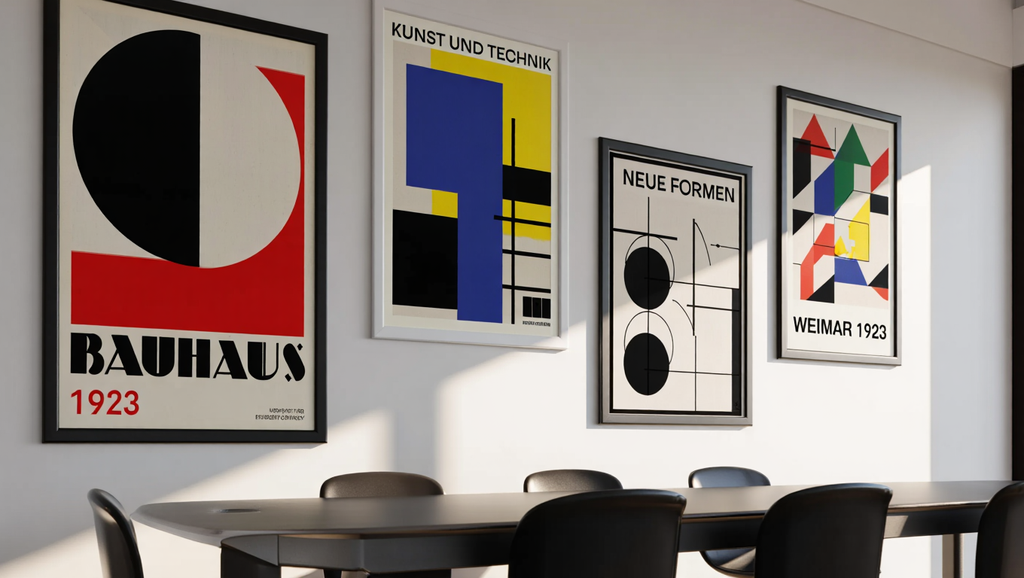 Bauhaus Wall Art – Set of 4 Prints