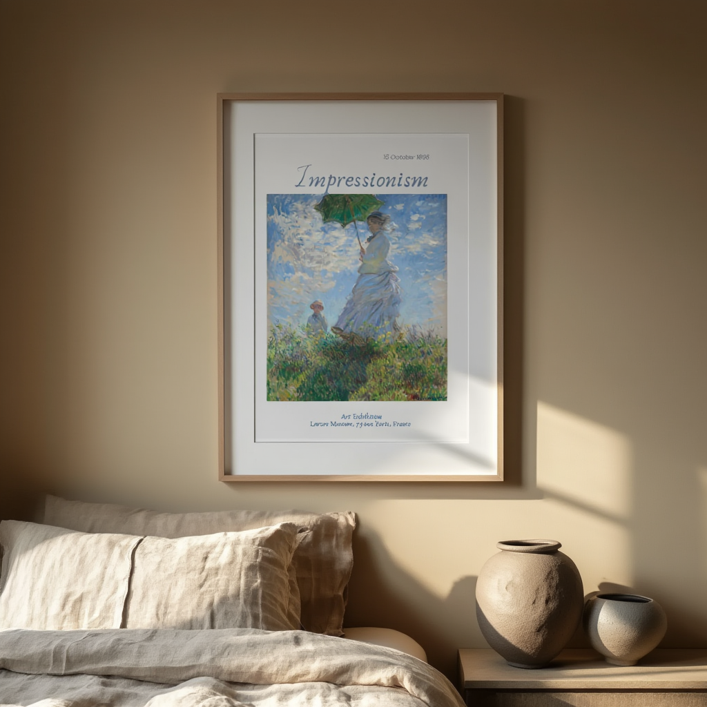 Impressionism Art Exhibition – Vintage Museum Poster