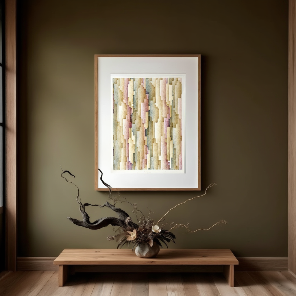 Schabloniertes Papier by Otto Gurbat – Vintage German Decorative Art Print - Hakyarts