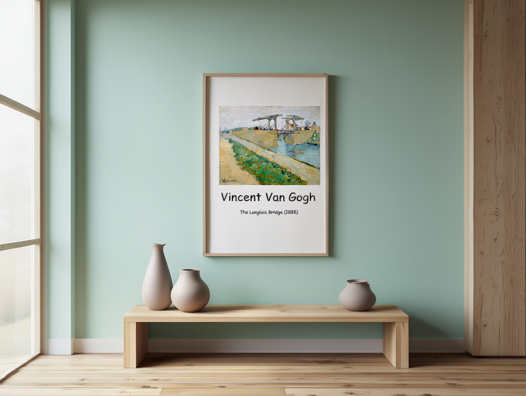 The Langlois Bridge (1888) – Vincent van Gogh Art Print | Post-Impressionist Dutch Landscape
