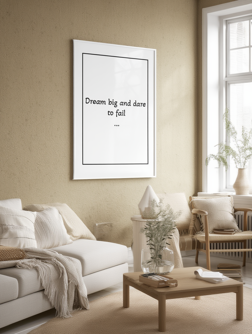 Dream Big And Dare To Fail...Poster