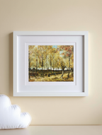 Vincent Van Gogh - Poplars near Nuenen Poster