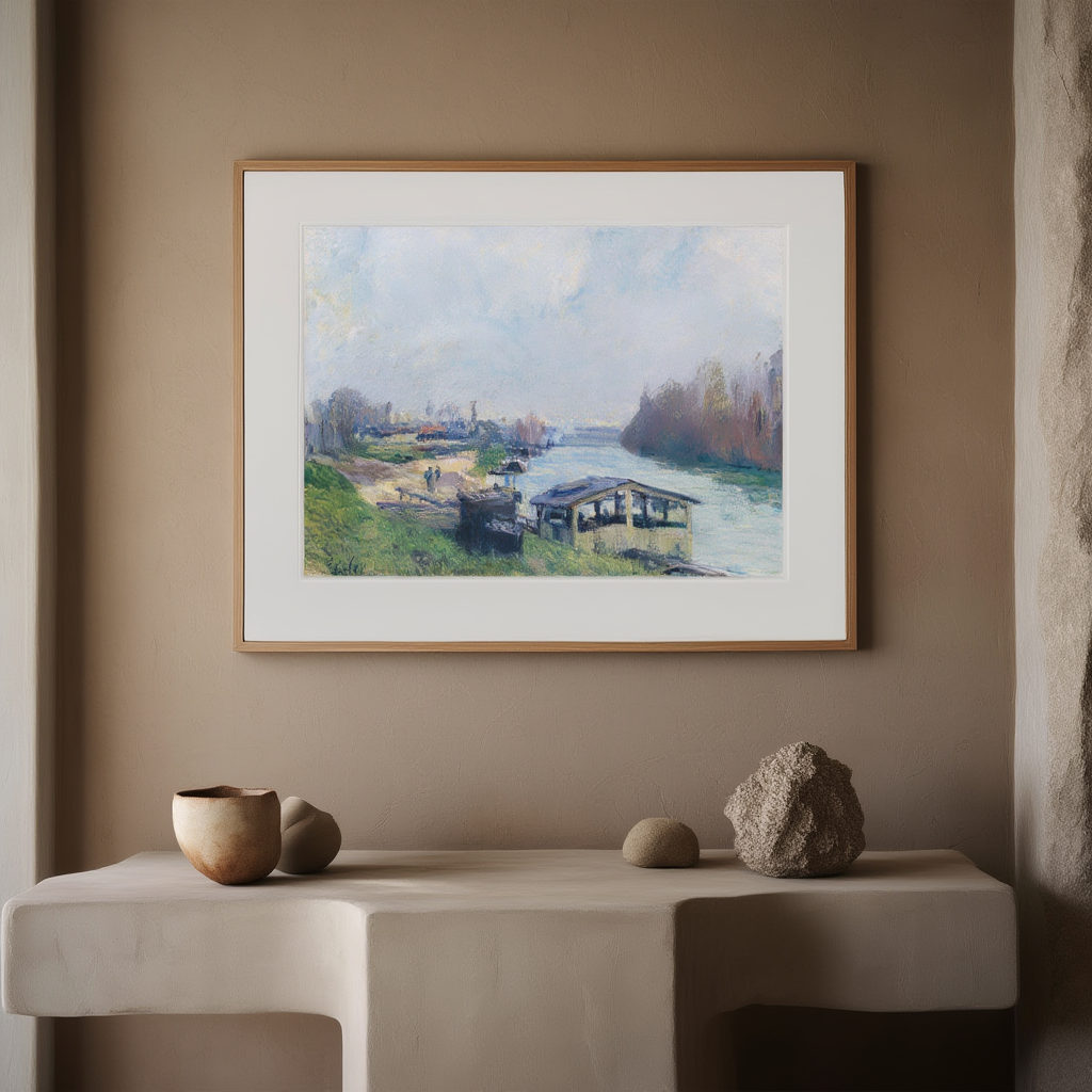 Alfred Sisley - Le Lavoir De Billancourt