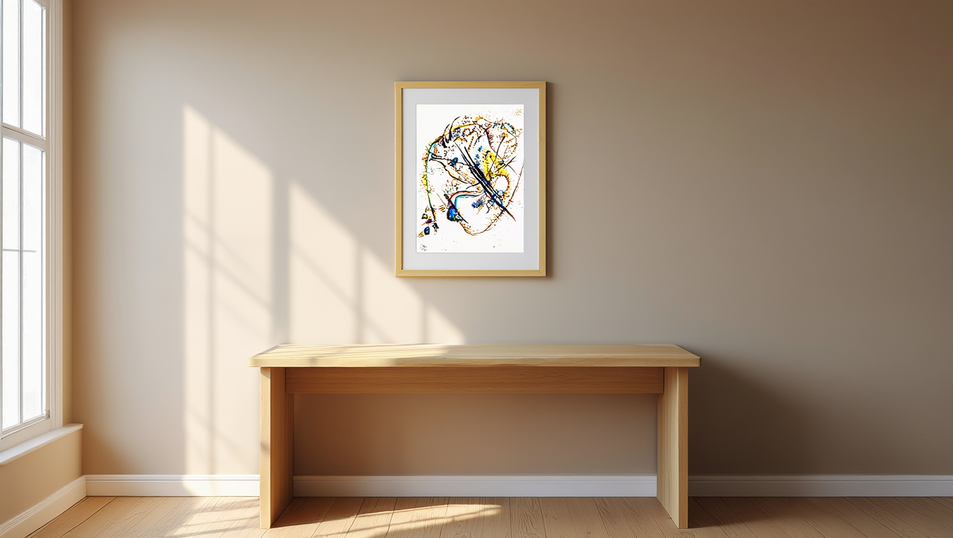 Wassily Kandinsky – Watercolour with Seven Strokes - Iconic Abstract Expressionist Print