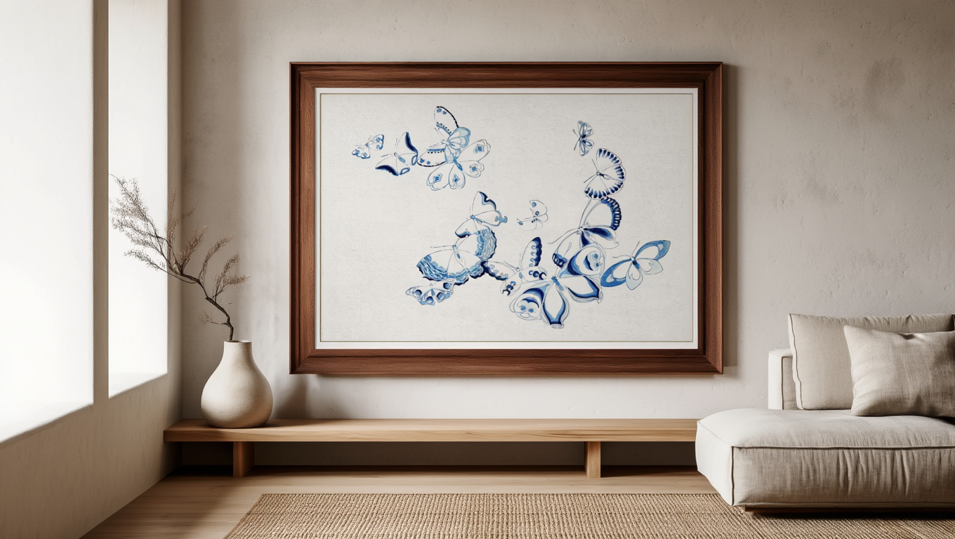 Kamisaka Sekka - One Thousand Butterflies