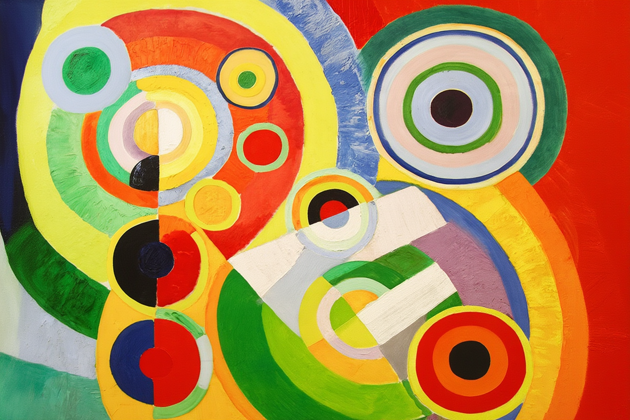 Rhythme, Joie de Vivre – Robert Delaunay, 1930 – Vintage Modernist Art Print