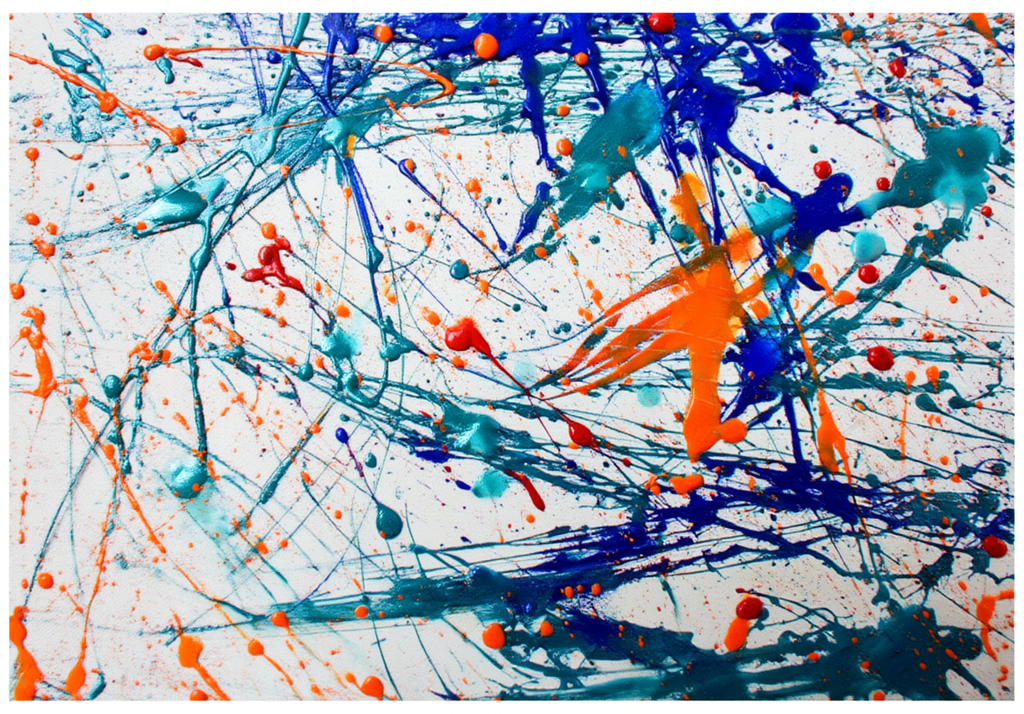Jackson Pollock Inspired Art Print