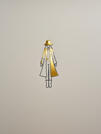 Gilded Minimal – Tiny Figure Fashion Illustration