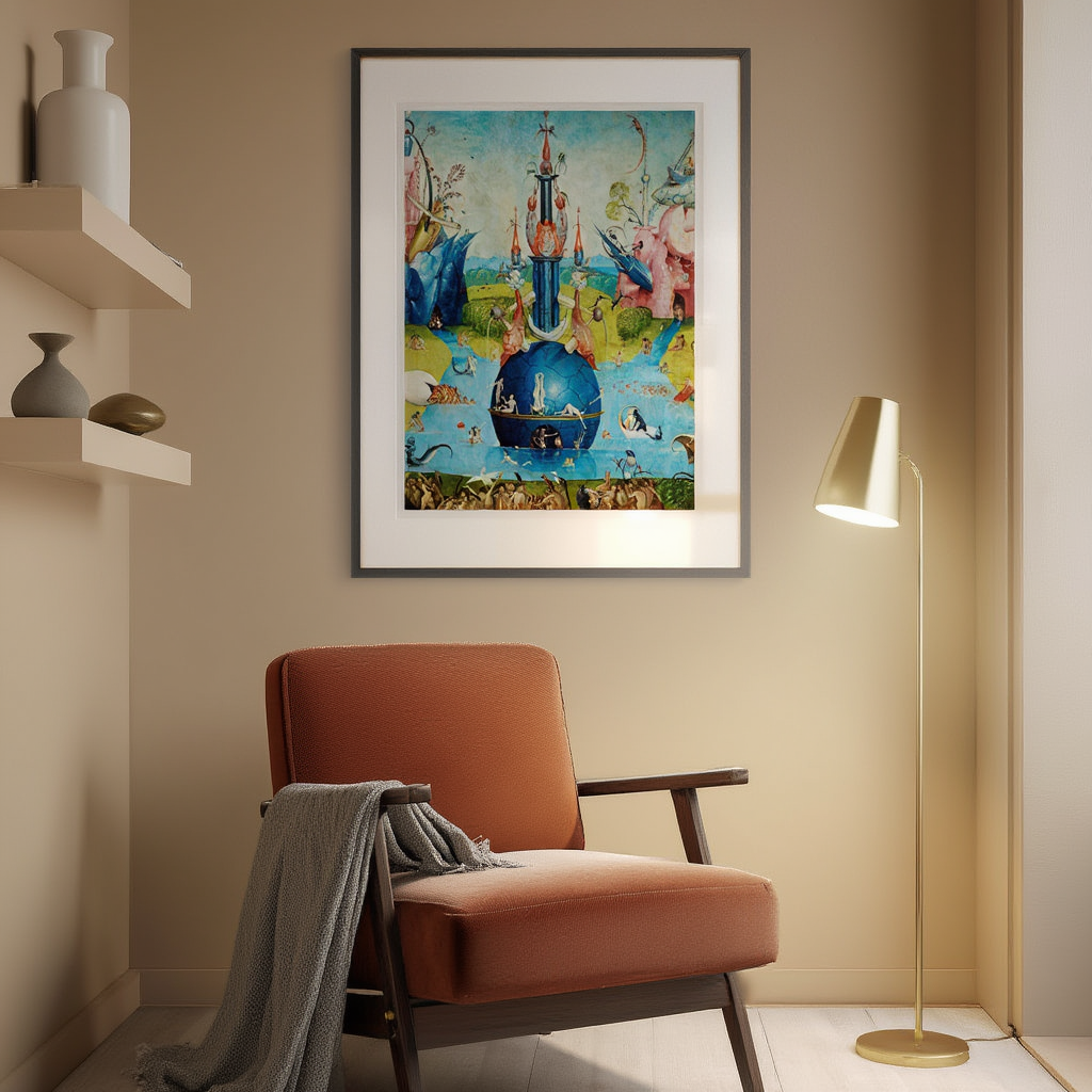 Hieronymus Bosch – The Garden of Earthly Delights Poster – Iconic Renaissance Art Print