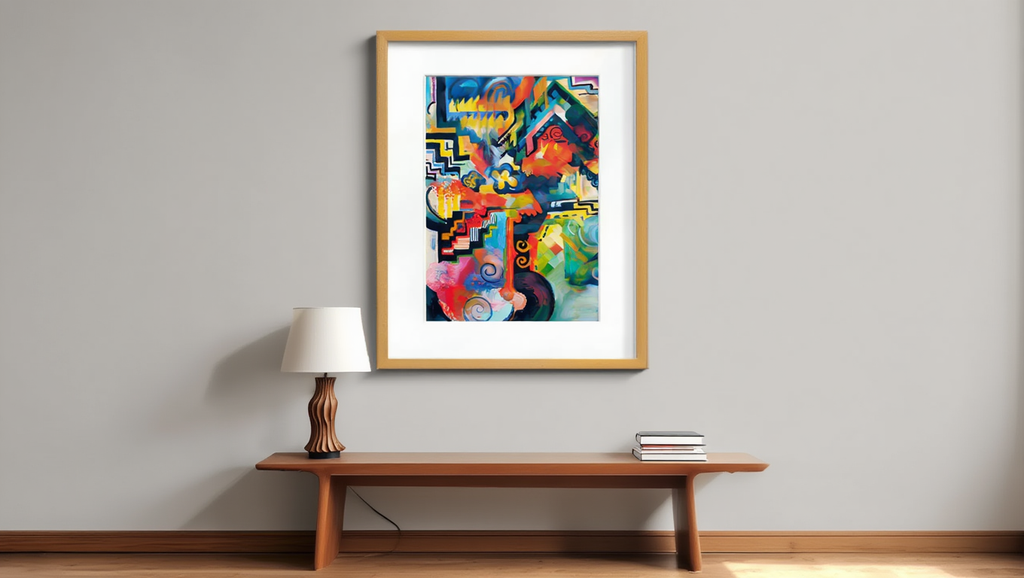 August Macke - Colored composition