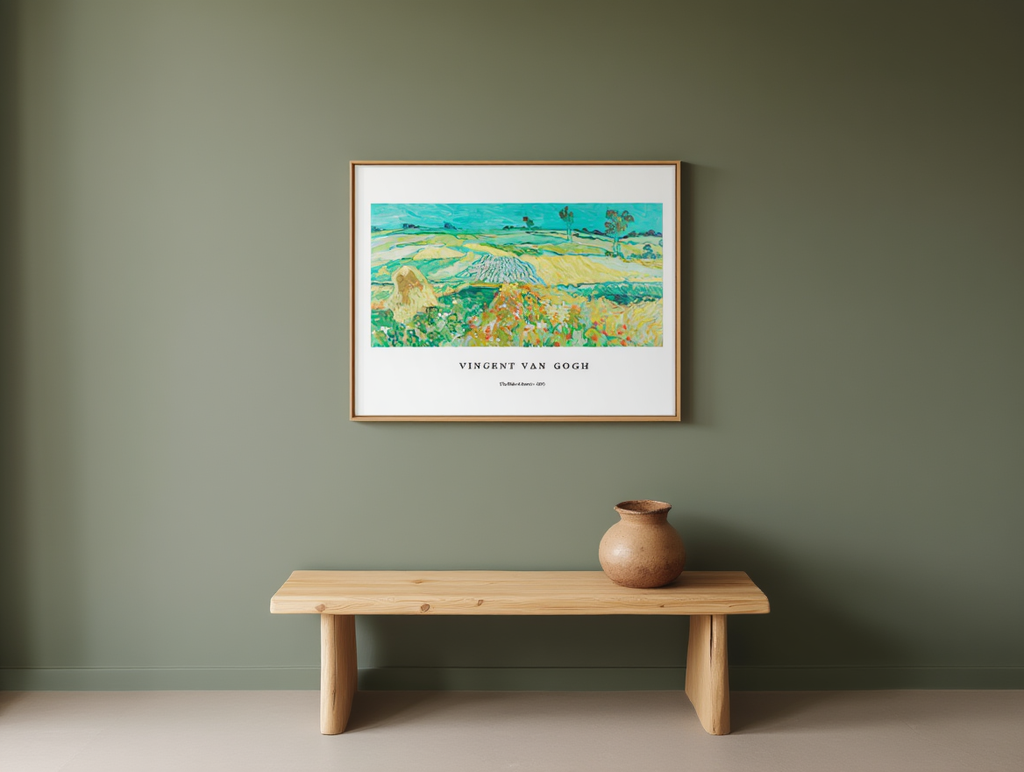 Vincent Van Gogh - The Plain of Auvers Poster