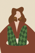 Stillness in Profile – Figurative Illustration - Hakyarts
