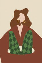 Stillness in Profile – Figurative Illustration - Hakyarts