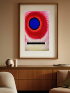 Blauer Kreis No. 2 (Cercle Bleu II) (1925) by Wassily Kandinsky – Abstract Modern Art Print