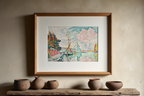 La Dogana ‘Venise’ – Paul Signac Poster | Neo‑Impressionist Venice Art Print