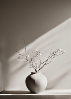 Earthy Vase Poster | Minimalist Home Décor Art Print
