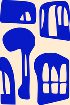 Klein-Inspired Blue – Minimalist Abstract Art Print
