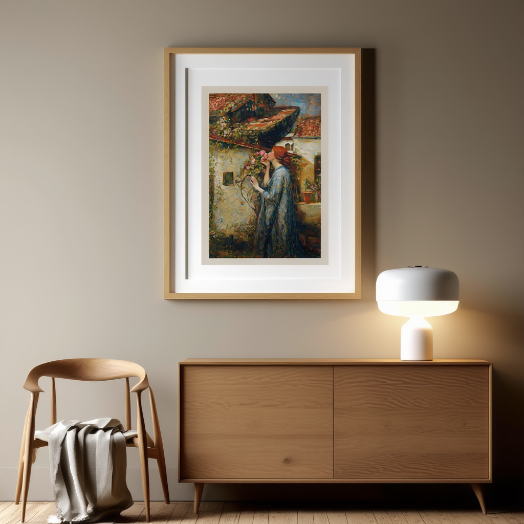 The Soul of the Rose – John William Waterhouse Art Print | Romantic Pre-Raphaelite Wall Art