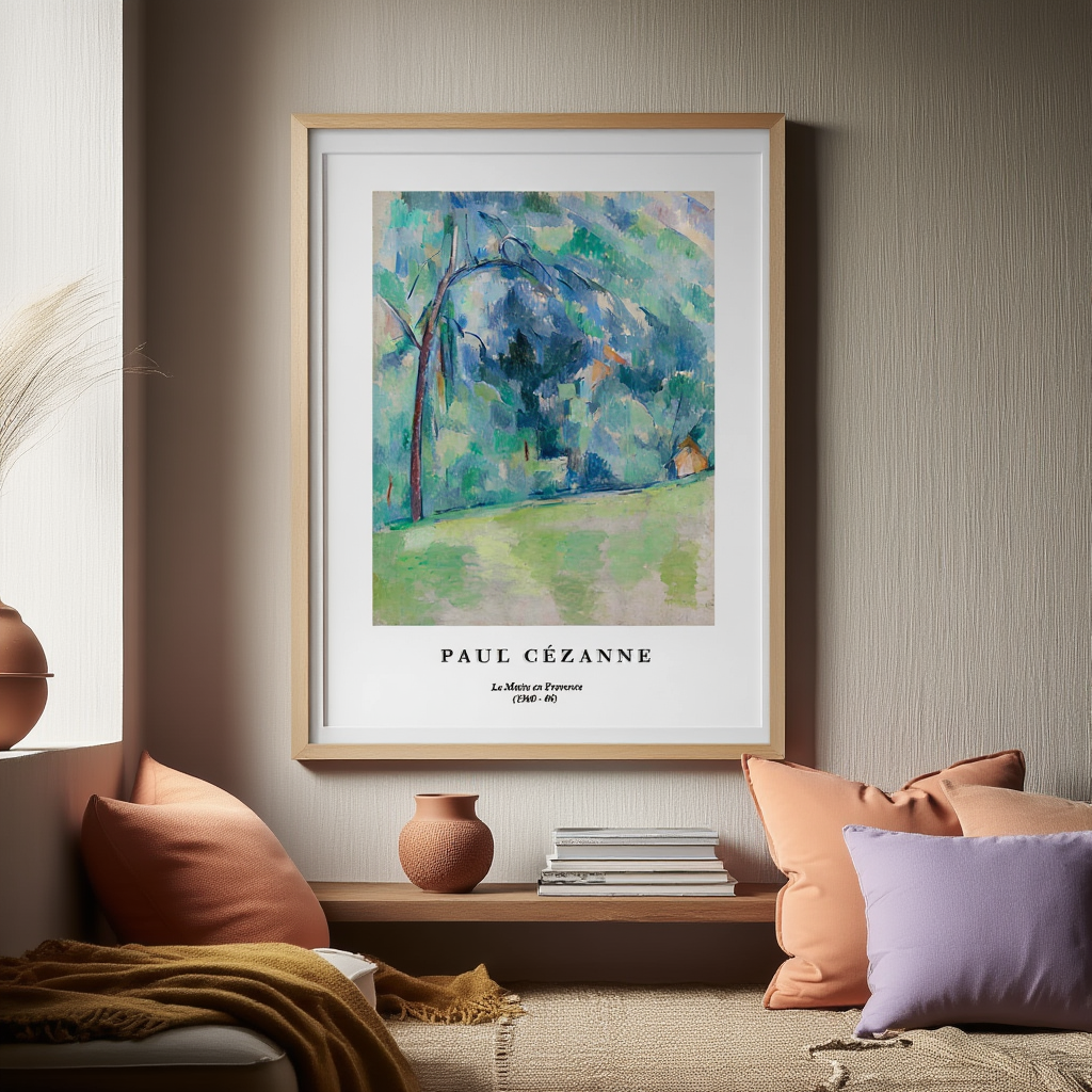 Paul Cezanne  - Le Matin en Provence Poster
