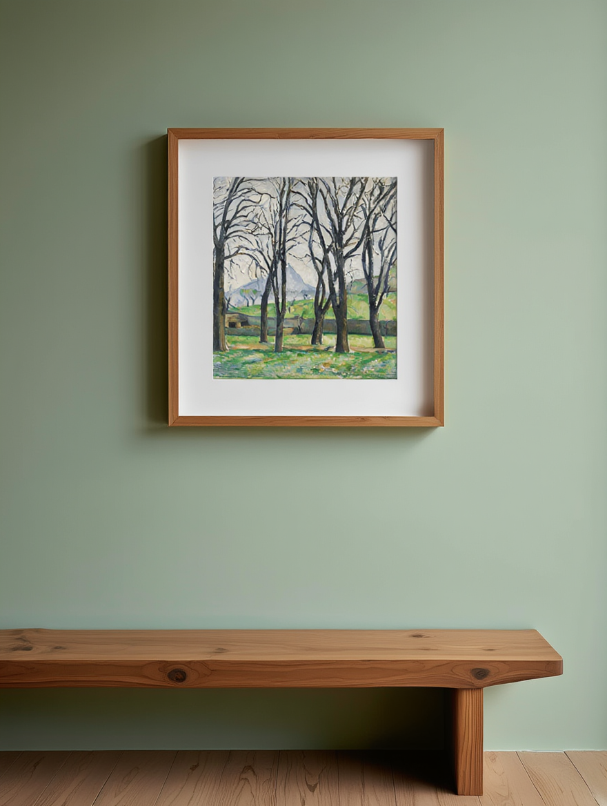 Paul Cézanne - Les Marronniers du Jas de Bouffan en Hiver