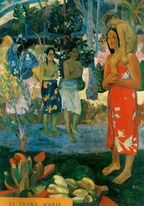 Hail Mary – Paul Gauguin Poster | Symbolist & Post-Impressionist Religious Art Print - Hakyarts