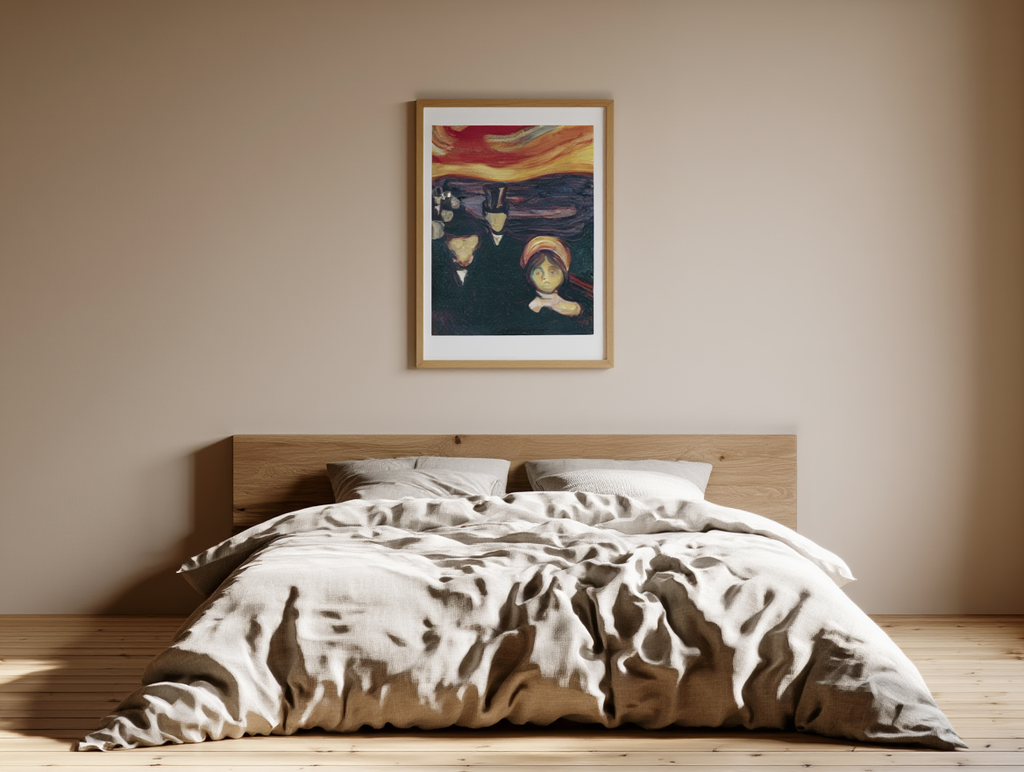 Edvard Munch - Anxiety Poster