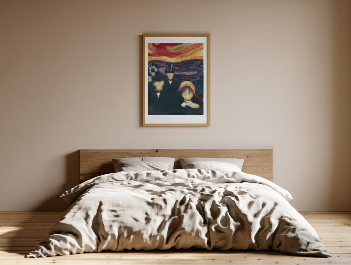 Edvard Munch - Anxiety Poster