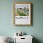 The Langlois Bridge (1888) – Vincent van Gogh Art Print | Post-Impressionist Dutch Landscape - Hakyarts