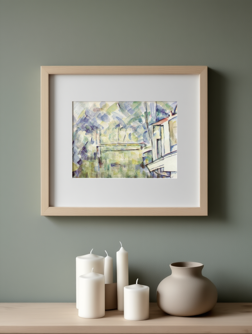 Paul Cézanne - Moulin sur une Rivière