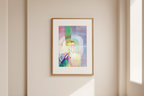 Portrait de Madame Heim by Robert Delaunay – Vintage French Modernist Portrait Art Print
