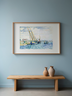 Henri-Edmond Cross - Marine Scene - Hakyarts