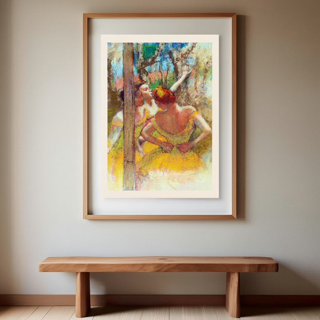 Dancers – Impressionist Ballet Art Print by Edgar Degas, 1896