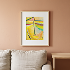 Abstract Head “The Guardian Angel” by Alexej von Jawlensky – Expressionist Art Print