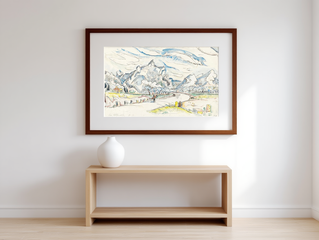 Paul Signac - Les Alpilles Vue Depuis Saint-Rémy-De-Provence