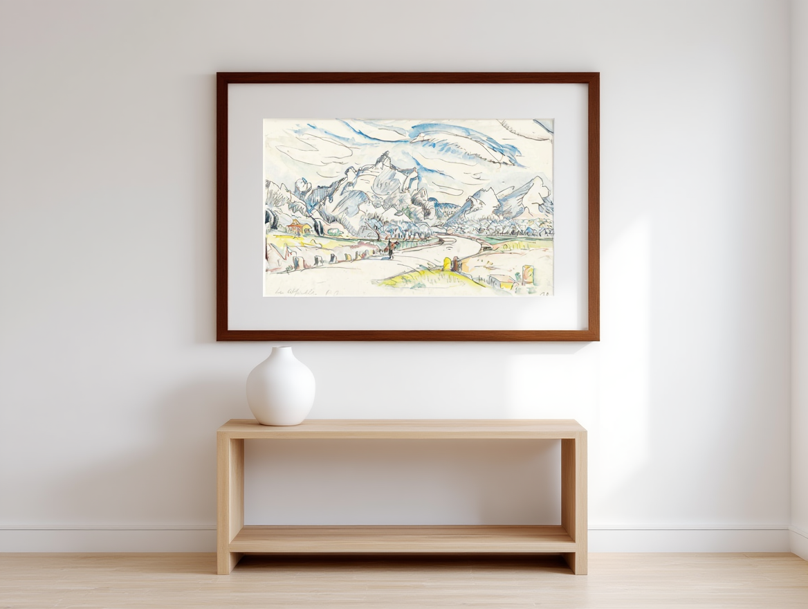 Paul Signac - Les Alpilles Vue Depuis Saint-Rémy-De-Provence