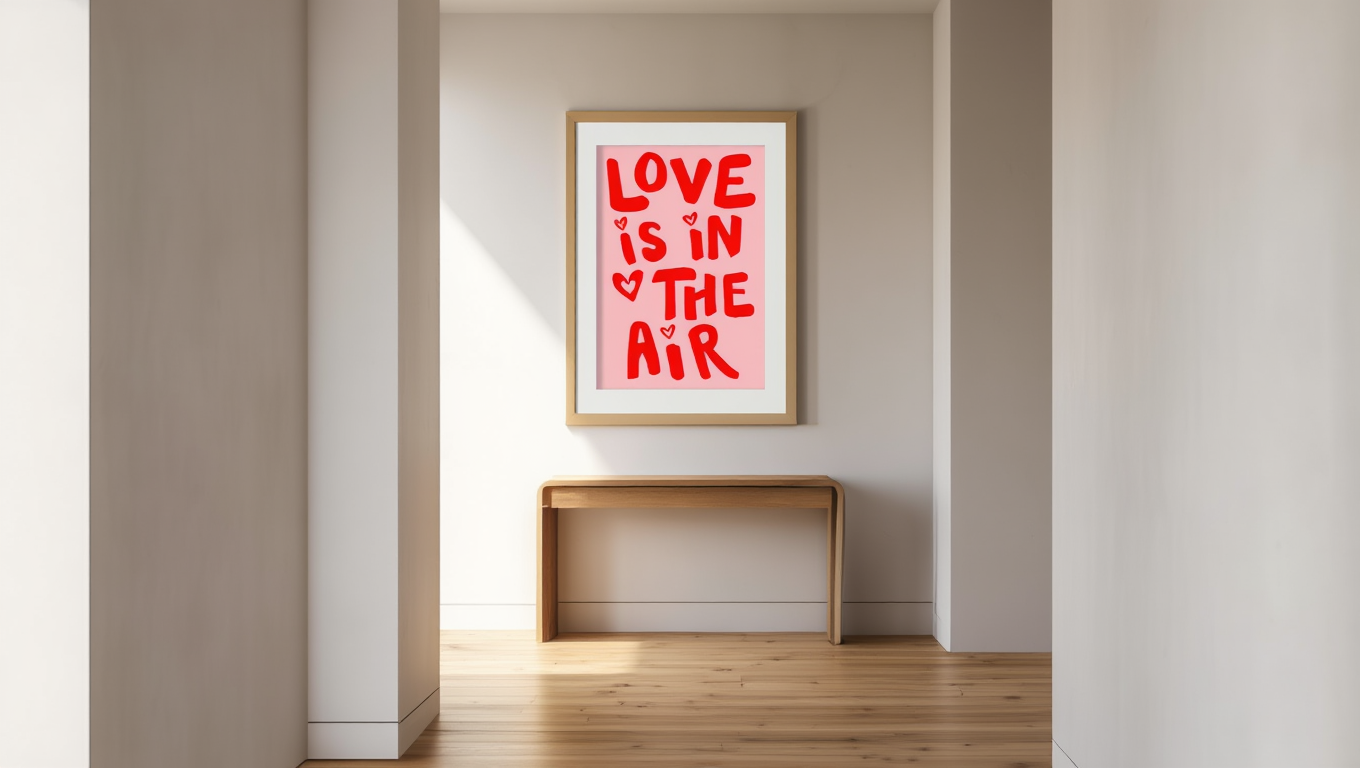 Love Is In The Air – Single Print