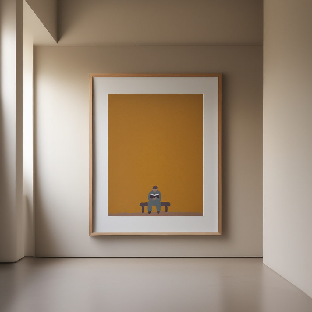 Geometric Resonance – Modern Minimalist Wall Art Poster