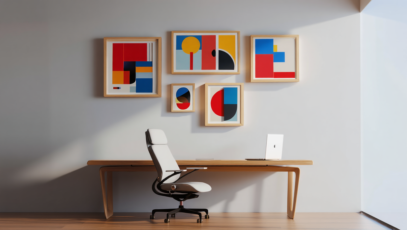 Bauhaus Balance – Set of 4 Art Prints