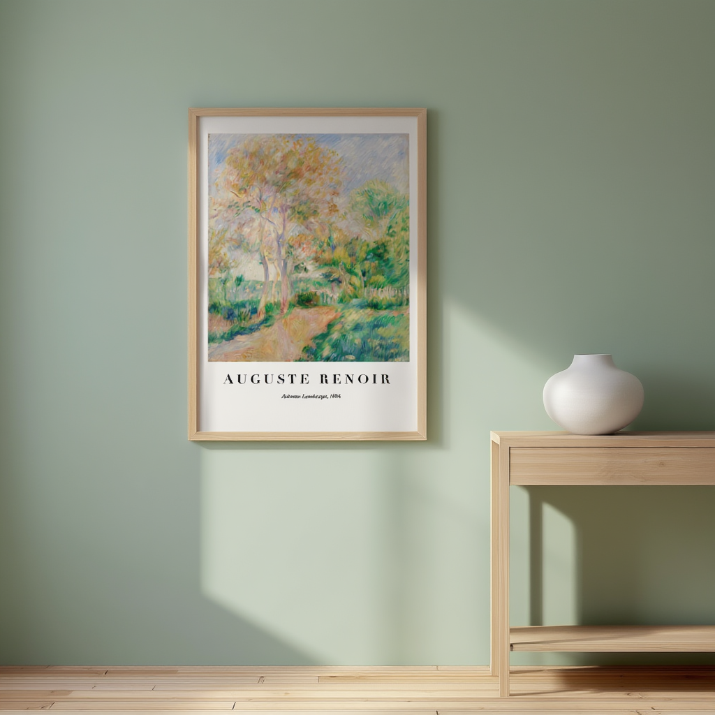 Auguste Renoir - Autumn Landscape Poster