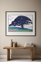 The Bonaventure Pine – Paul Signac Poster | Neo‑Impressionist Coastal Landscape Art Print