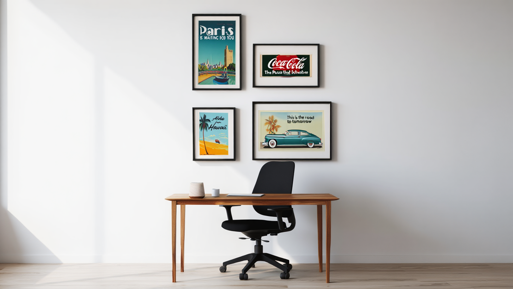 Wanderlust Vintage – 4-Piece Travel Gallery Set