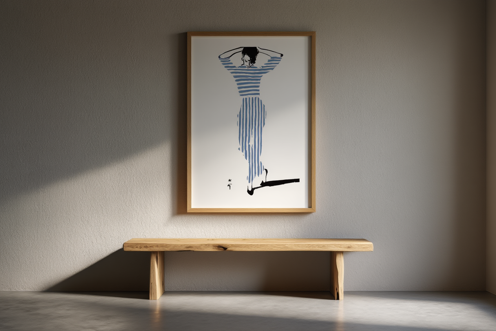 Vintage Fashion Illustration Poster – Sketches by René Gruau